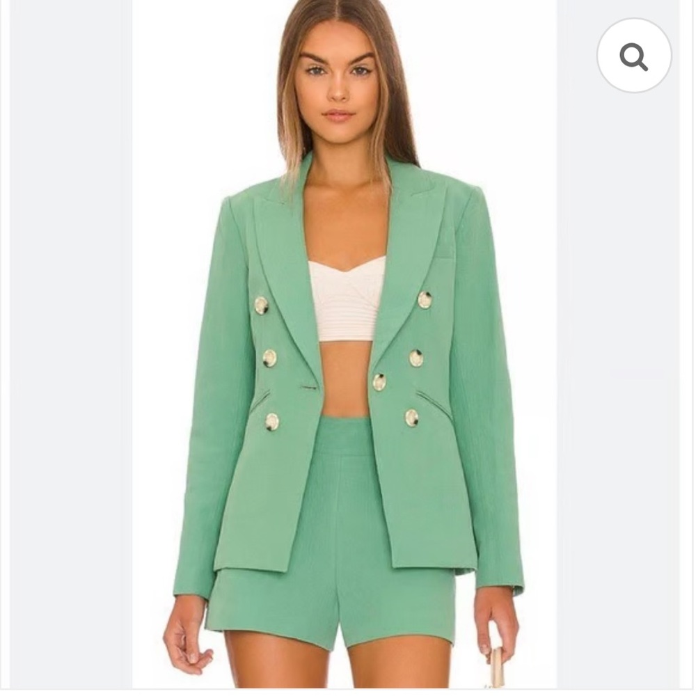 💥💥HOST PICK!! 💥💥SALE!!💥💥 Emsley Linen Blend Searsucker Mint Green Blazer Agate